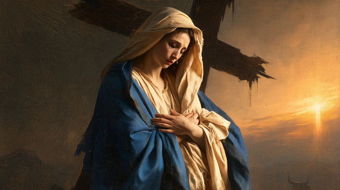 Our Lady of Sorrows — Contemplation before the Splintered Wood