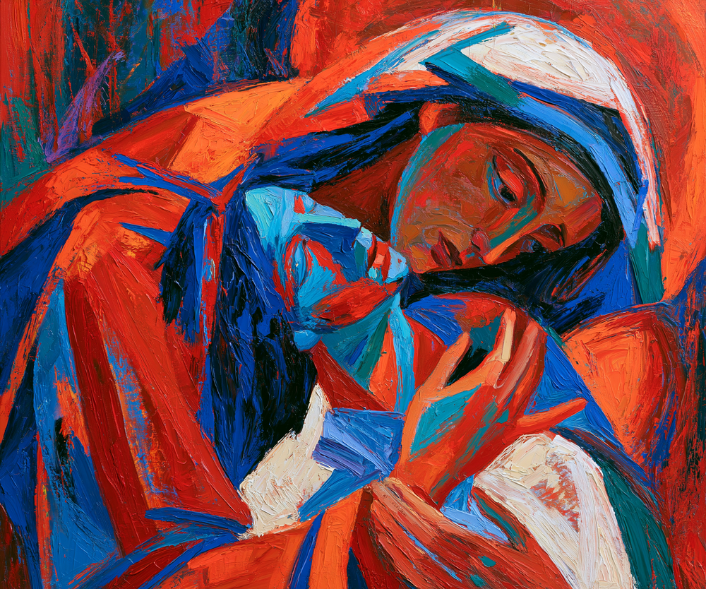La Pietà - Expressionist · Landschaft n° 1 - Christliche Kunst