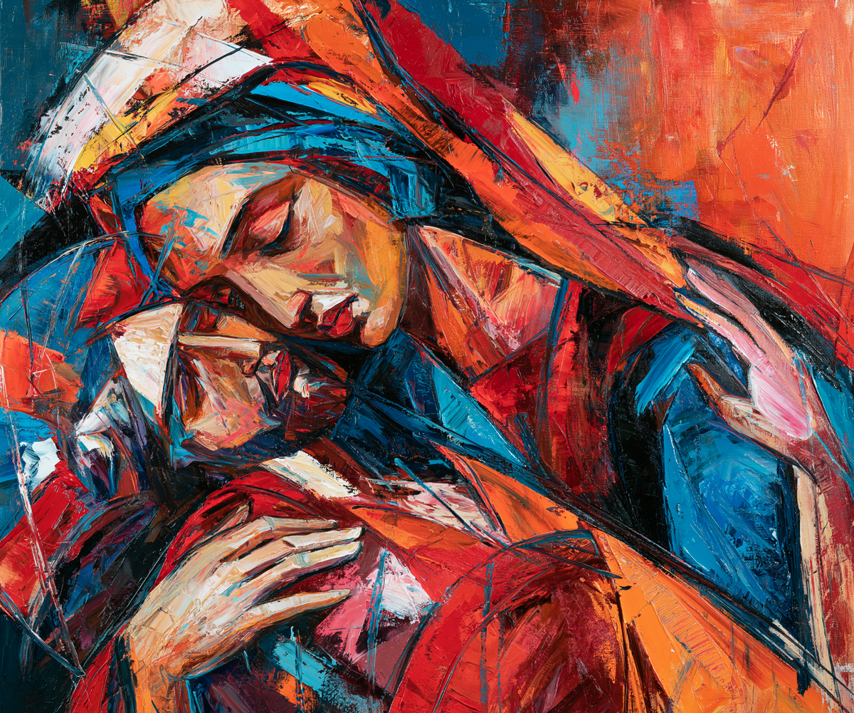 La Pietà - Expressionist · Landschaft n° 2 - Christliche Kunst