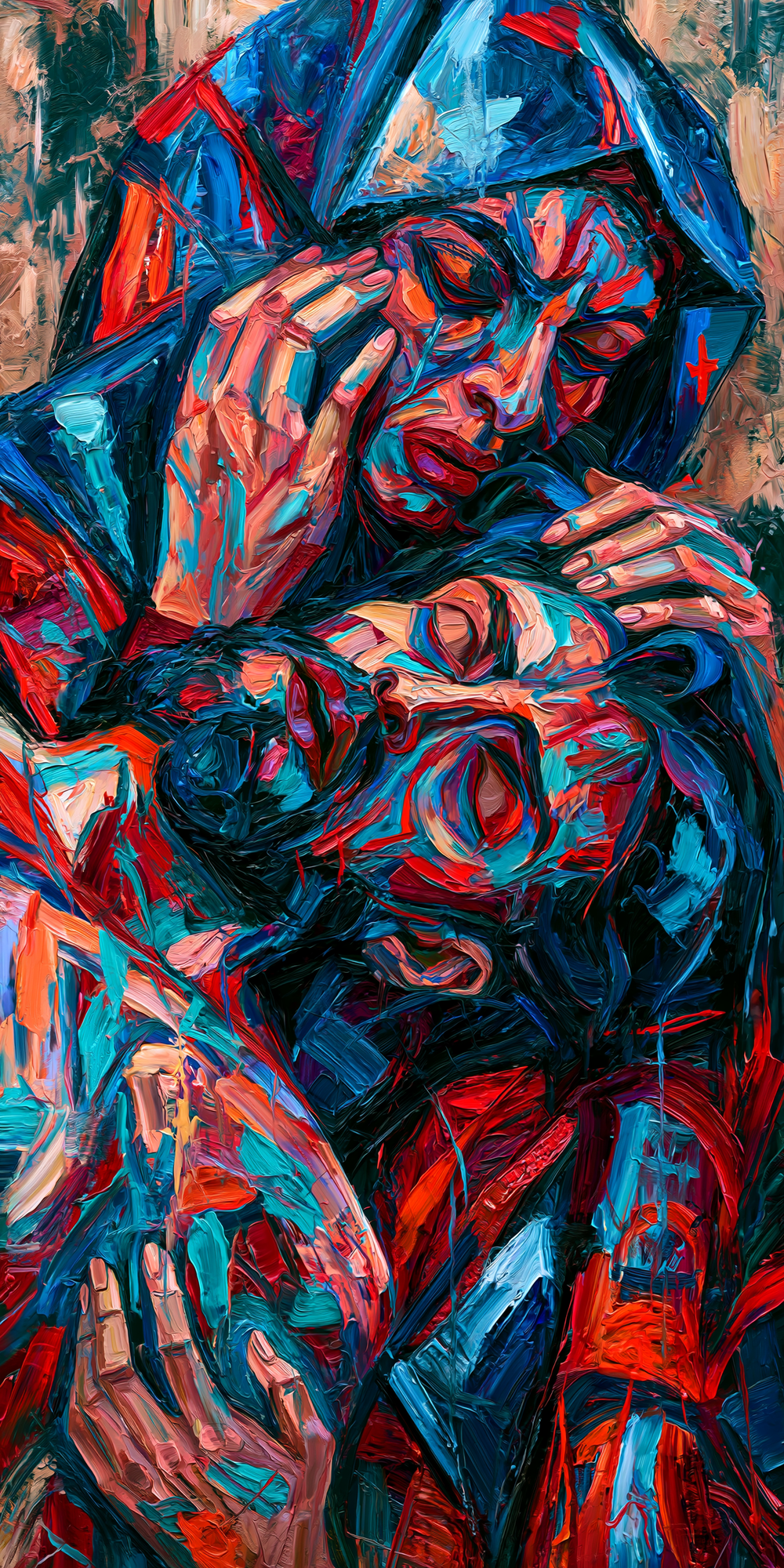 La Pietà - Expressionist · Porträt n° 2 - Christliche Kunst