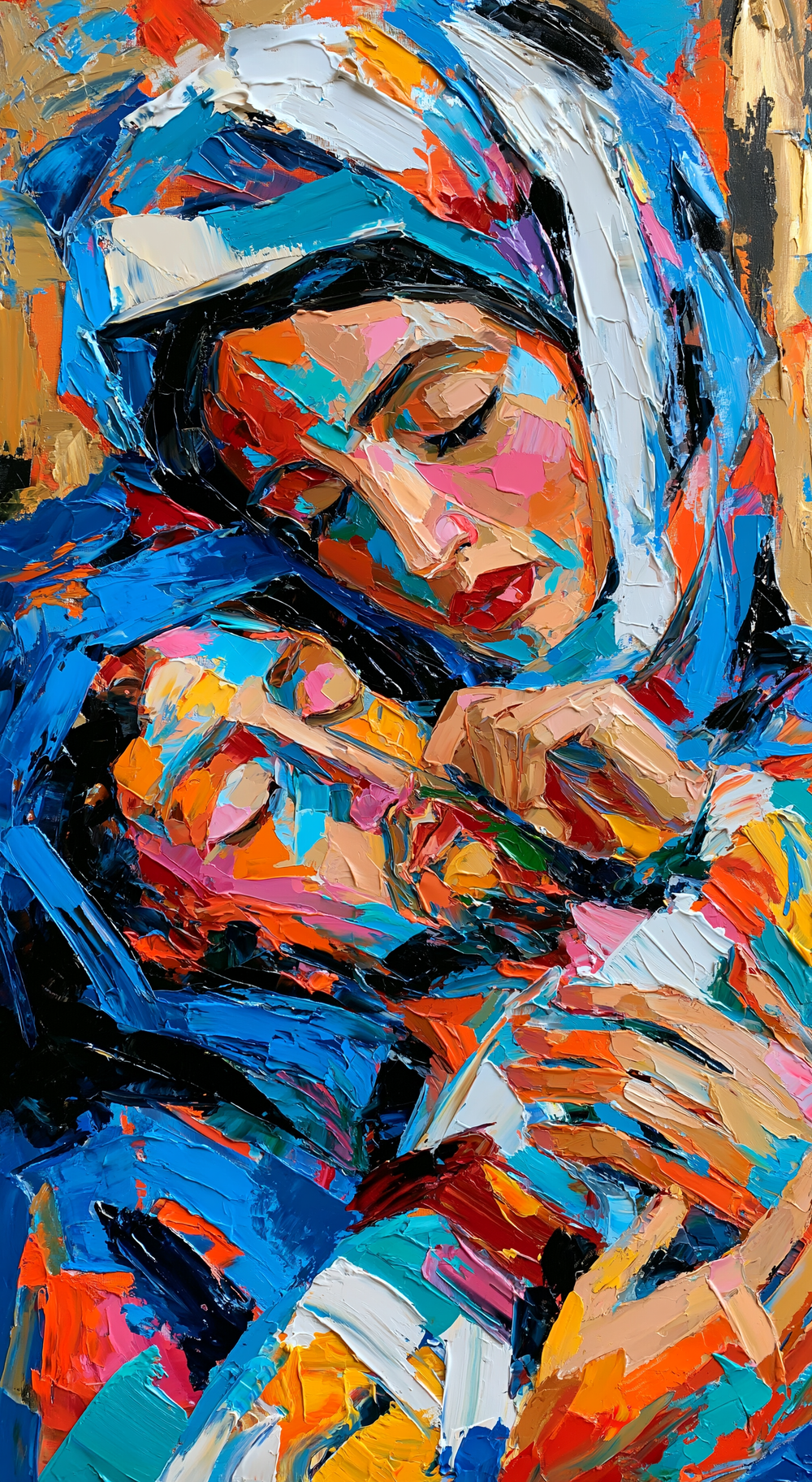 La Pietà - Expressionist · Porträt n° 4 - Christliche Kunst
