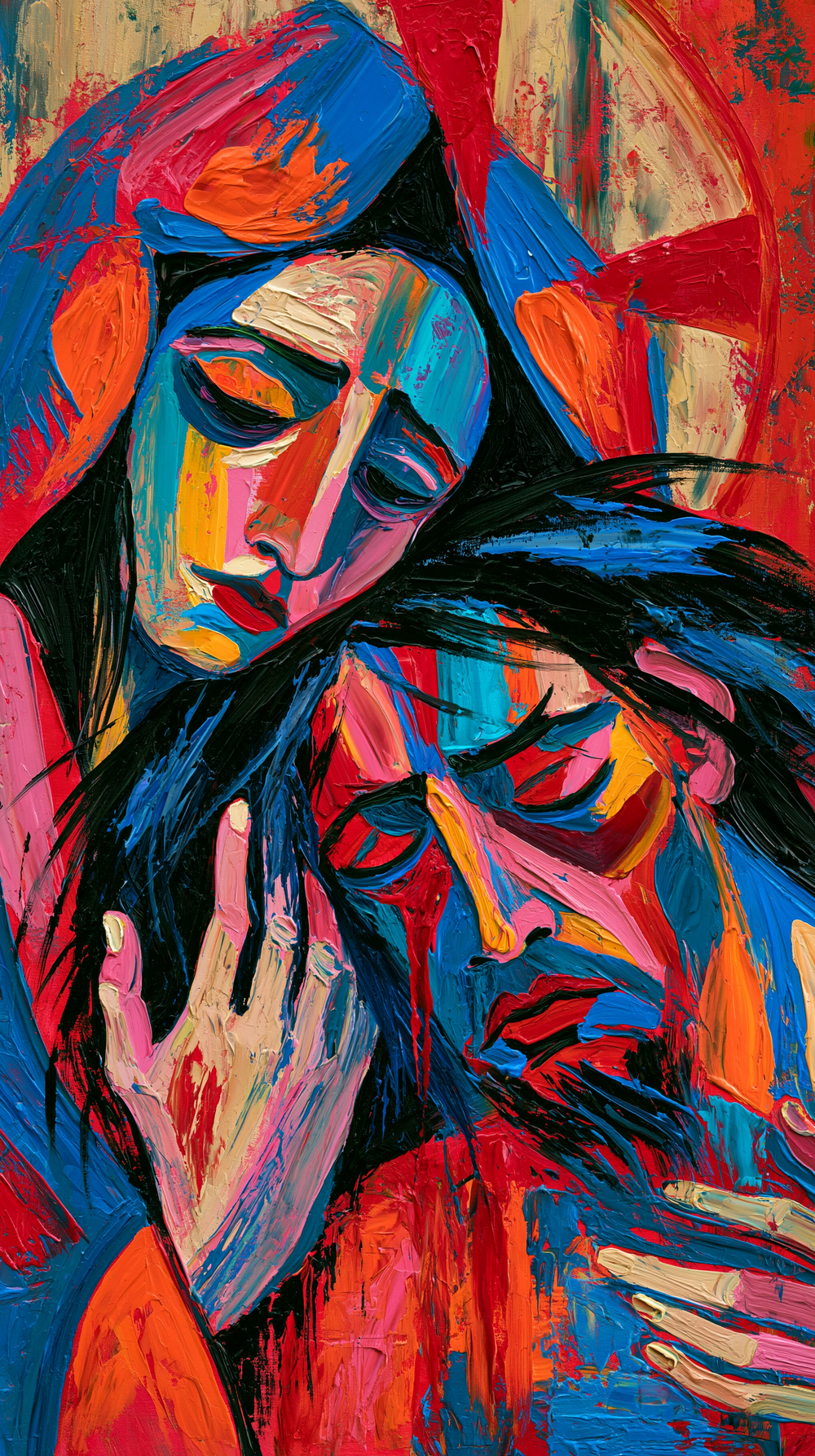La Pietà - Expressionist · Porträt n° 6 - Christliche Kunst