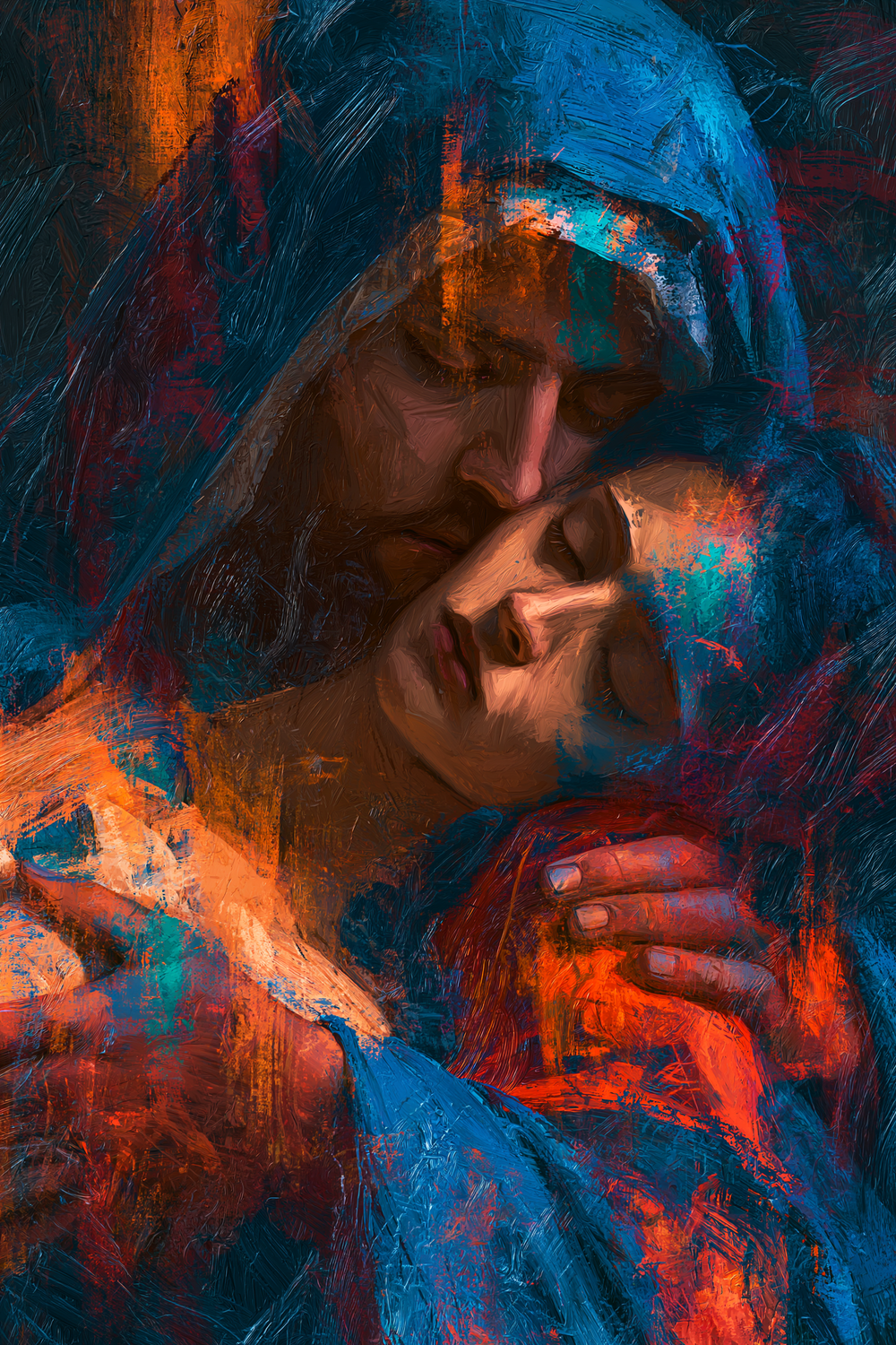 La Pietà - Expressionist · Porträt n° 7 - Christliche Kunst
