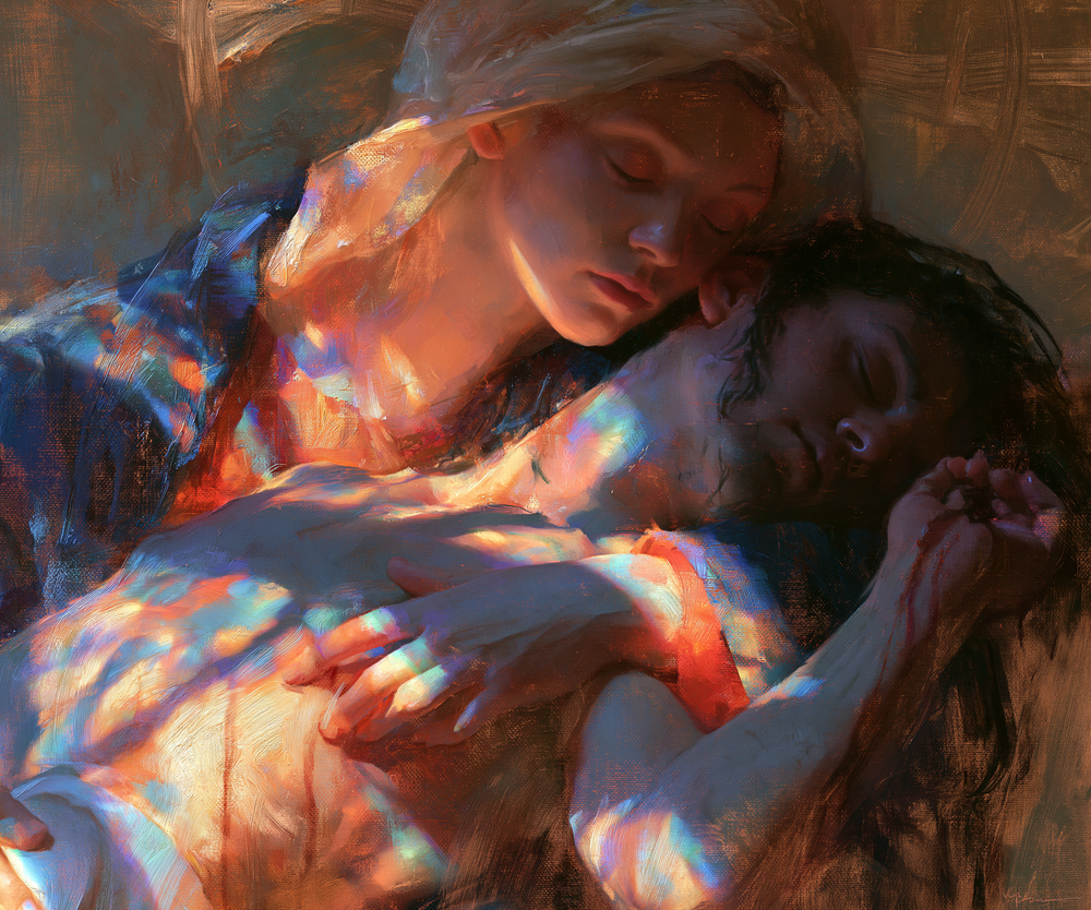 La Pietà - Impressionist · Landschaft n° 3 - Christliche Kunst