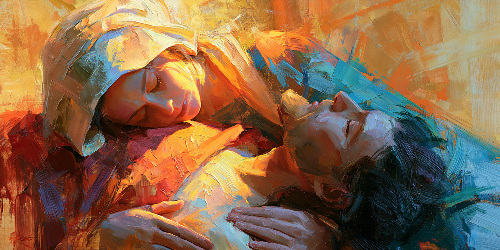 La Pietà - Impressionist · Landschaft n° 13 - Christliche Kunst
