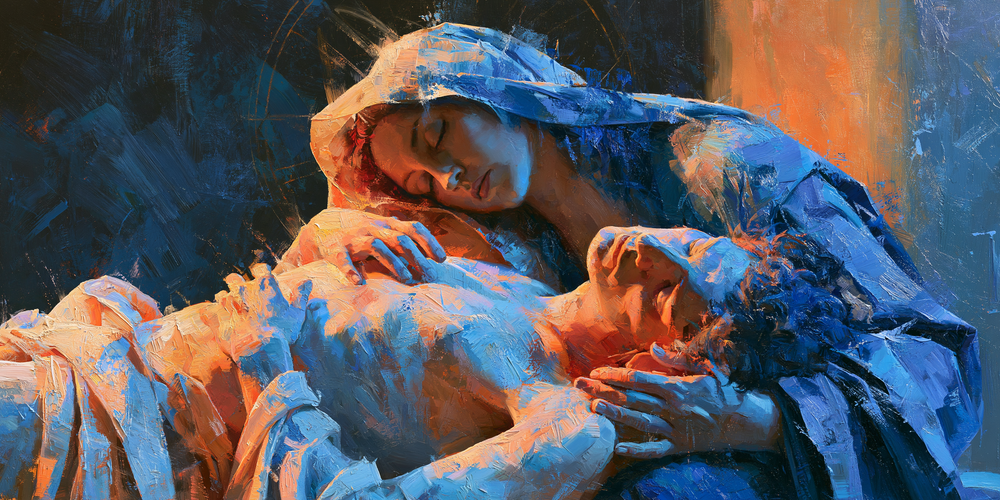 La Pietà - Impressionist · Landschaft n° 14 - Christliche Kunst
