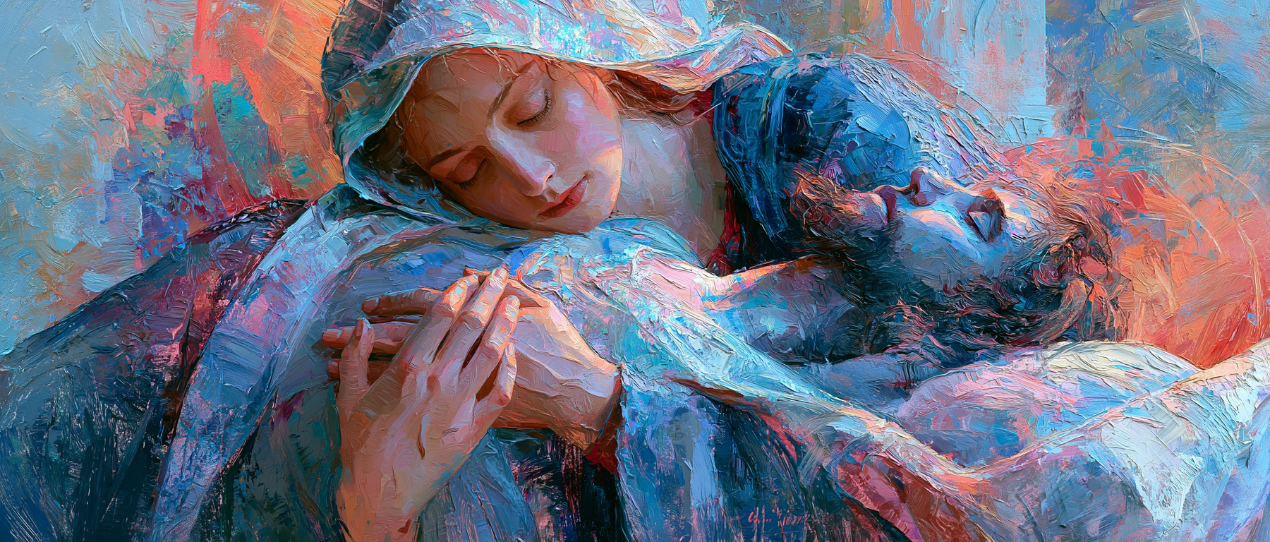 La Pietà - Impressionist · Landscape n° 16 — aperçu de la finition sélectionnée