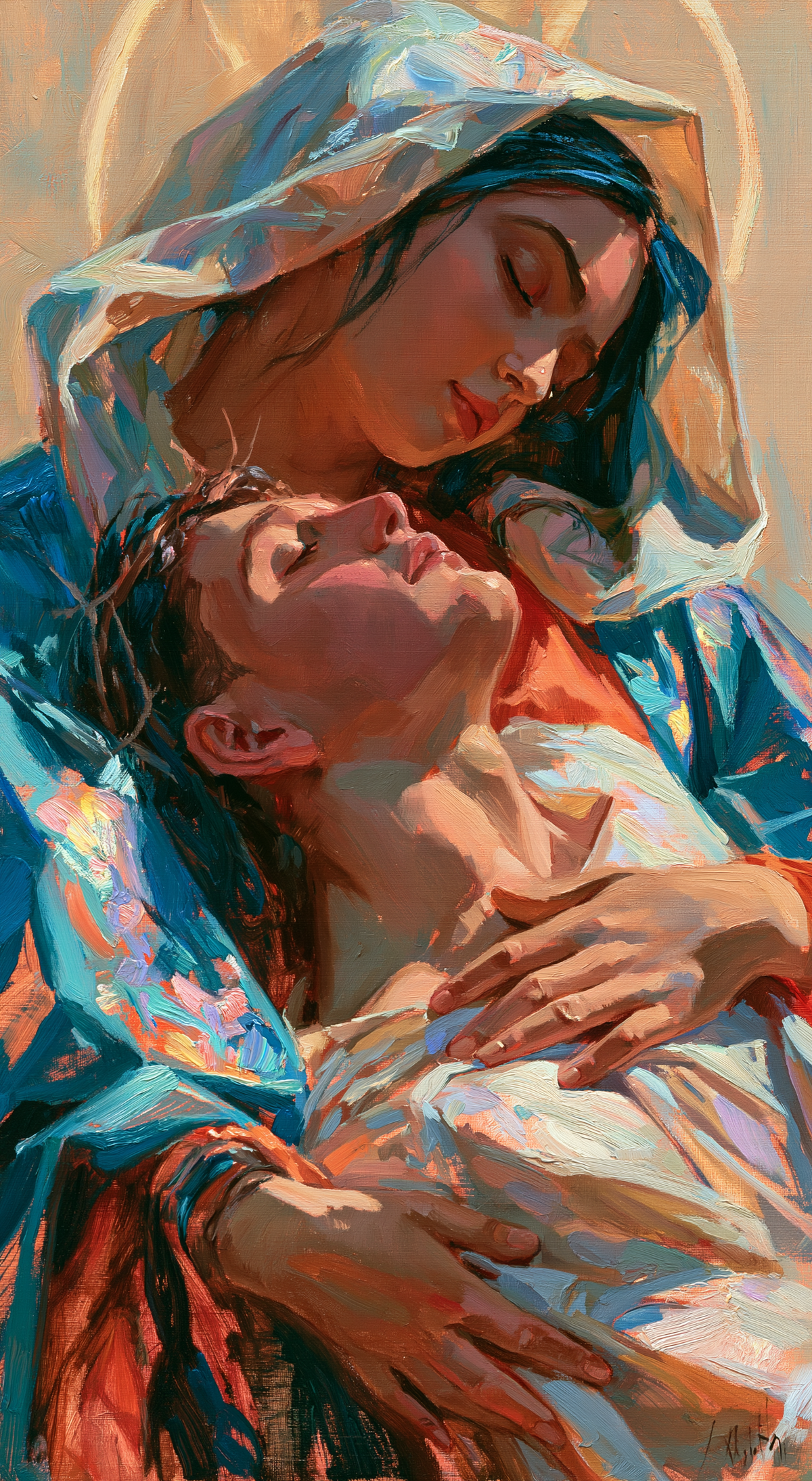 The Pietà — The Face Offered to Pale Blue