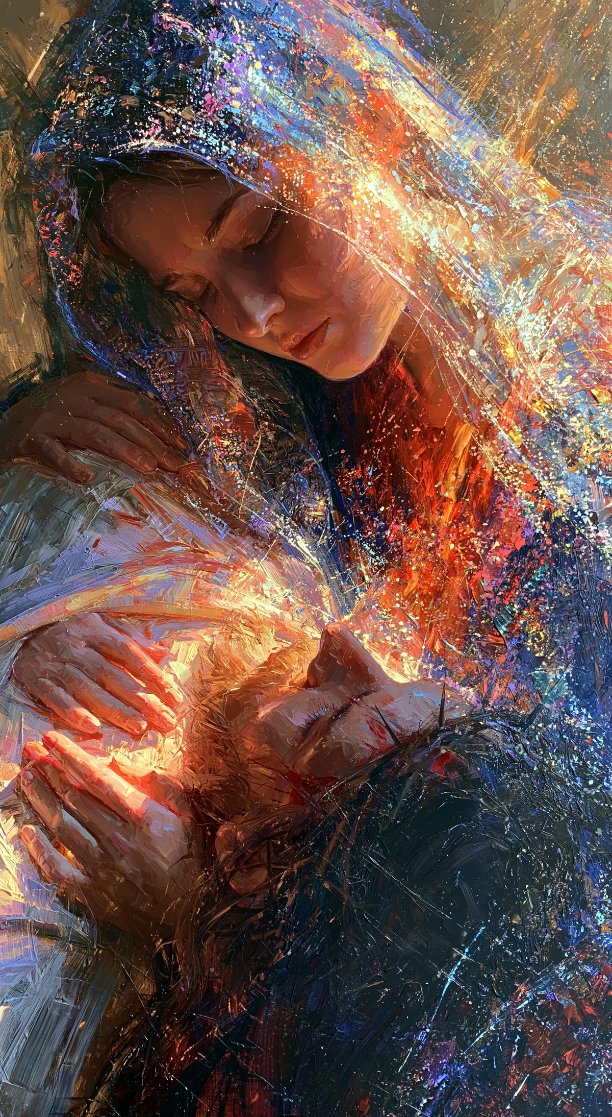 La Pietà - Impressionist · Porträt n° 6 - Christliche Kunst