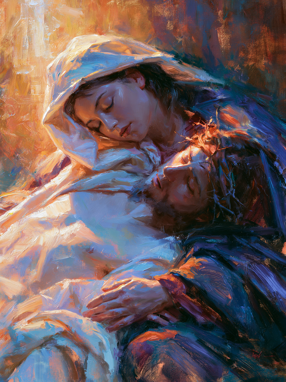 La Pietà - Impressionist · Porträt n° 14 - Christliche Kunst