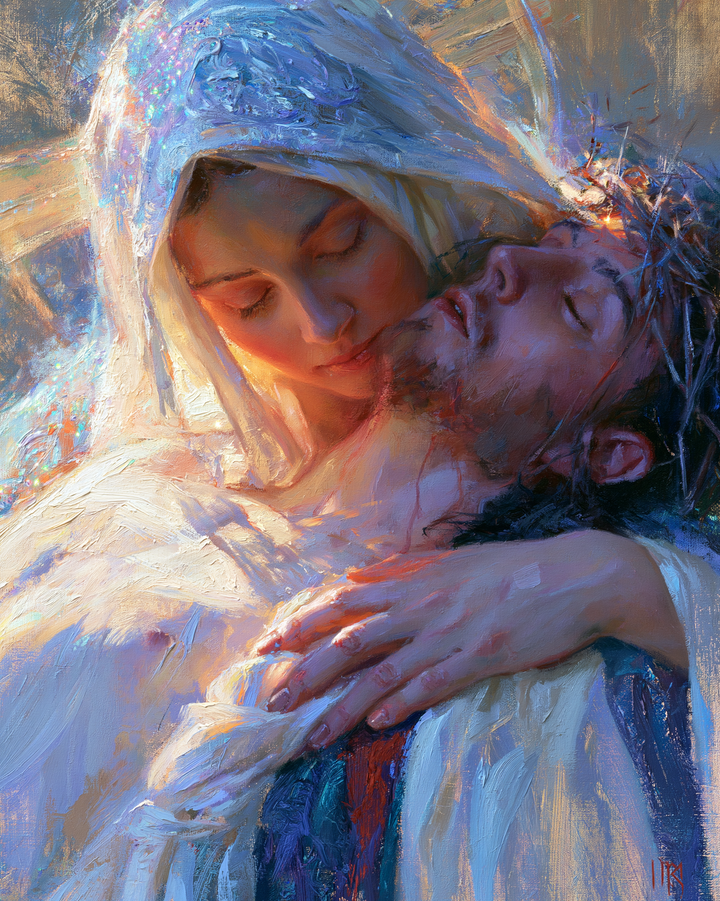 The Pietà — Reflections of the Pearly Veil