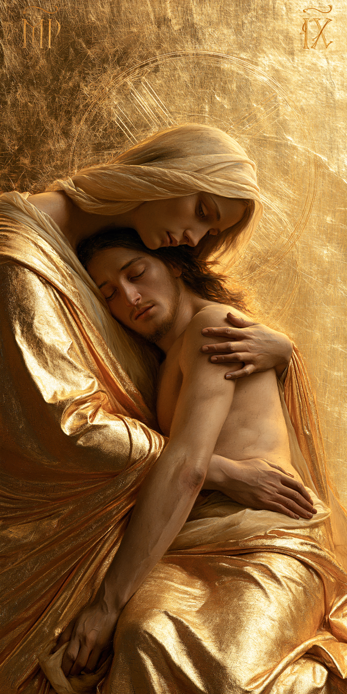 The Pietà - Sacred Gold · Portrait n° 2