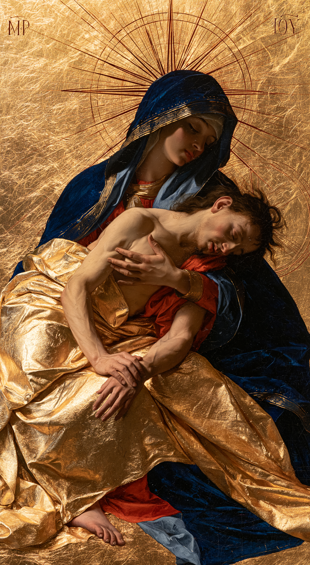 La Pietà - Heilig golden · Porträt n° 3 - Christliche Kunst