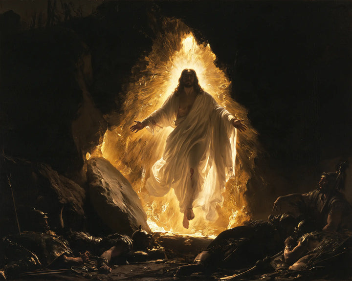 The Resurrection of Jesus Christ - Black and Gold · Landscape n° 5