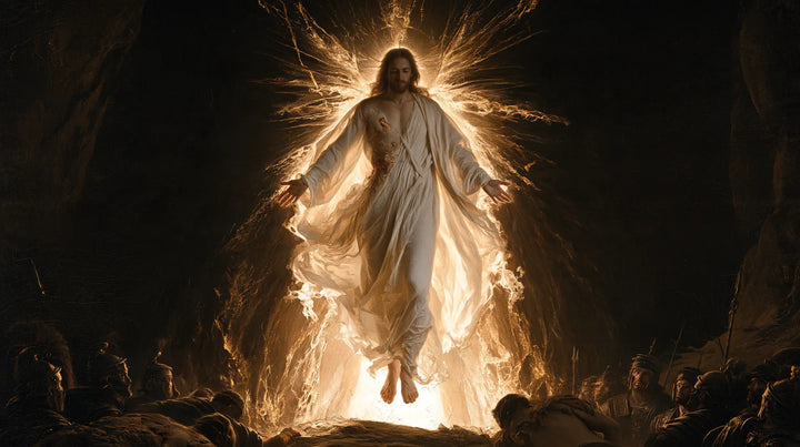 The Resurrection of Jesus Christ - Black and Gold · Landscape n° 12