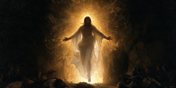 The Resurrection of Jesus Christ — Gold Breathes in the Darkness