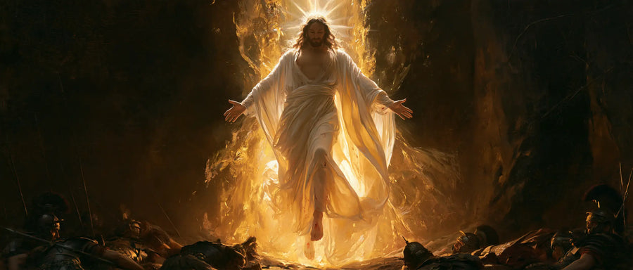 The Resurrection of Jesus Christ - Black and Gold · Landscape n° 18