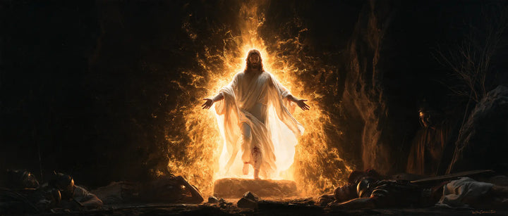 The Resurrection of Jesus Christ - Black and Gold · Landscape n° 19