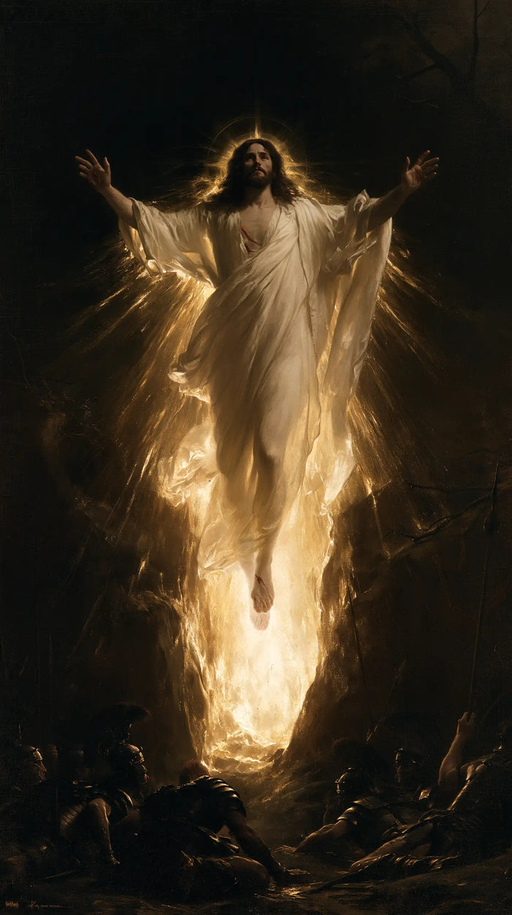 The Resurrection of Jesus Christ — The Luminous Folds of Victory