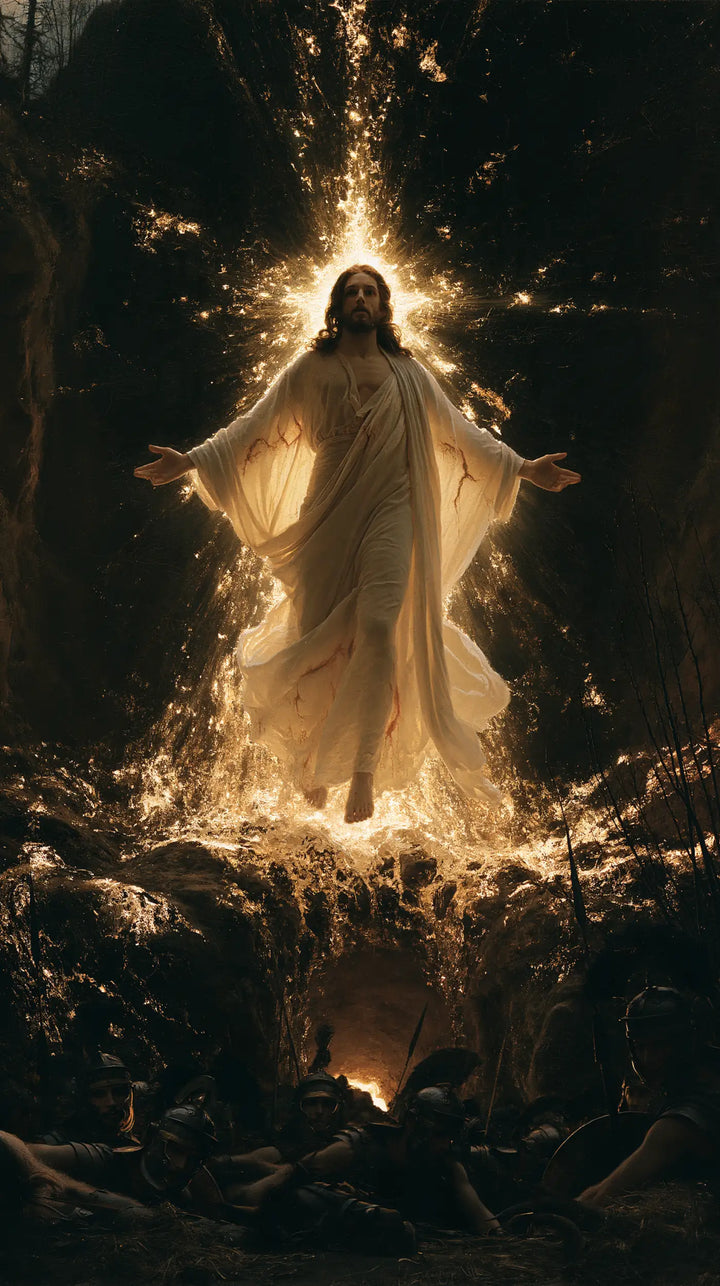 The Resurrection of Jesus Christ — Golden Rain upon Broken Stone