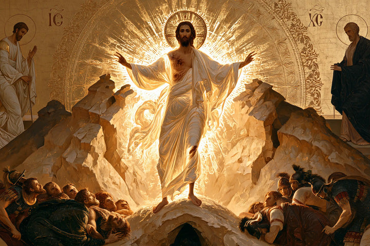 The Resurrection of Jesus Christ — Crowned Daylight between the Rocks