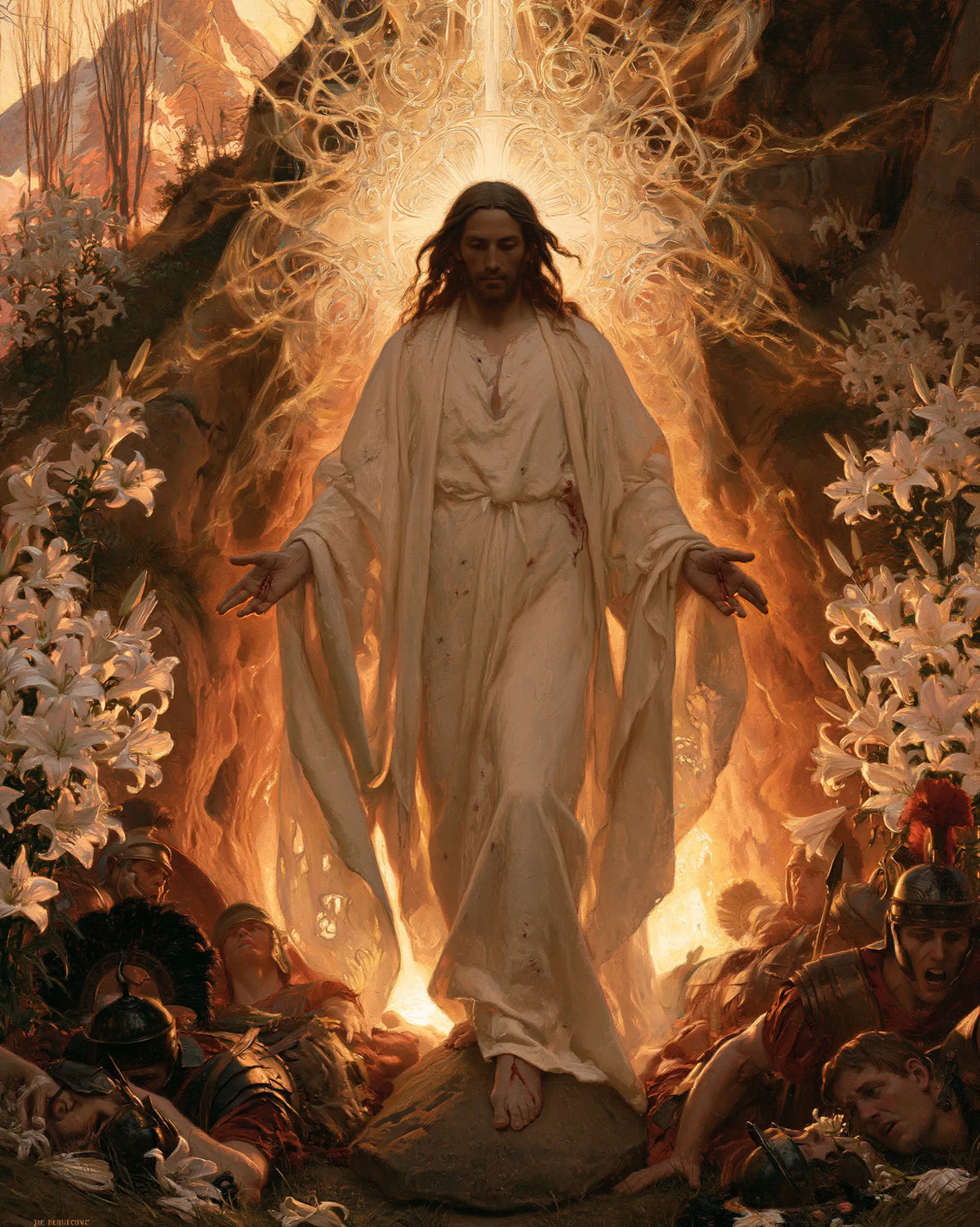 The Resurrection of Jesus Christ — The Crown of Fiery Threads