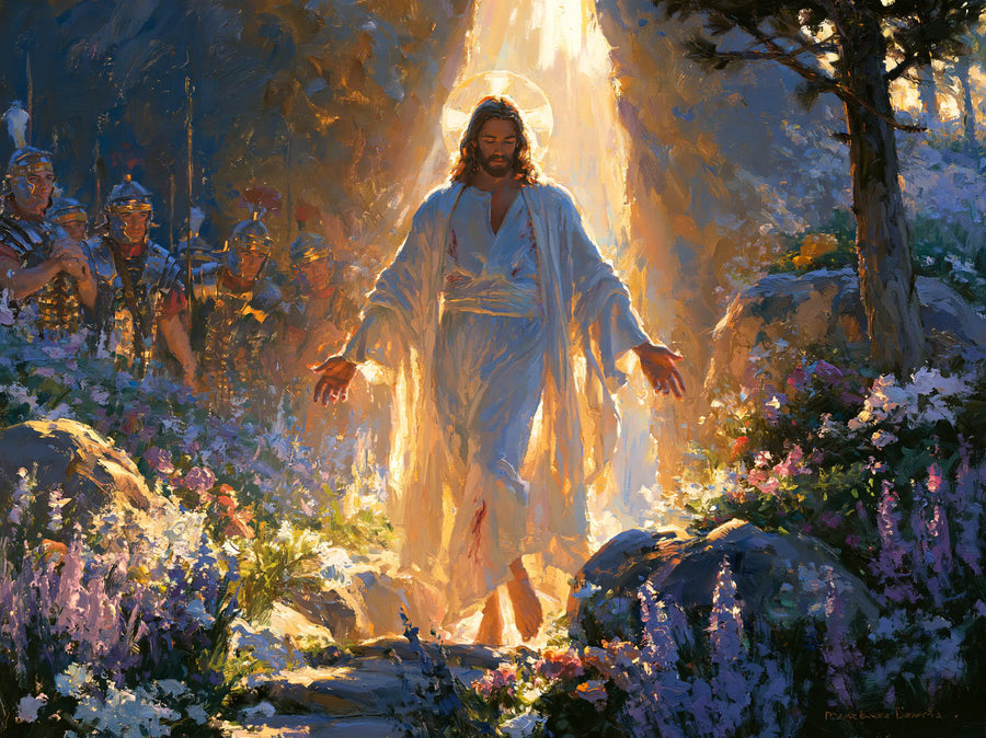 The Resurrection of Jesus Christ - Impressionist · Landscape n° 11