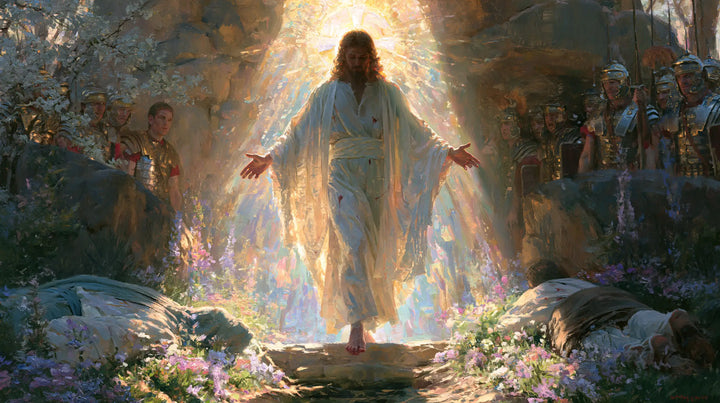 The Resurrection of Jesus Christ — Palms in the Garden of Reflections