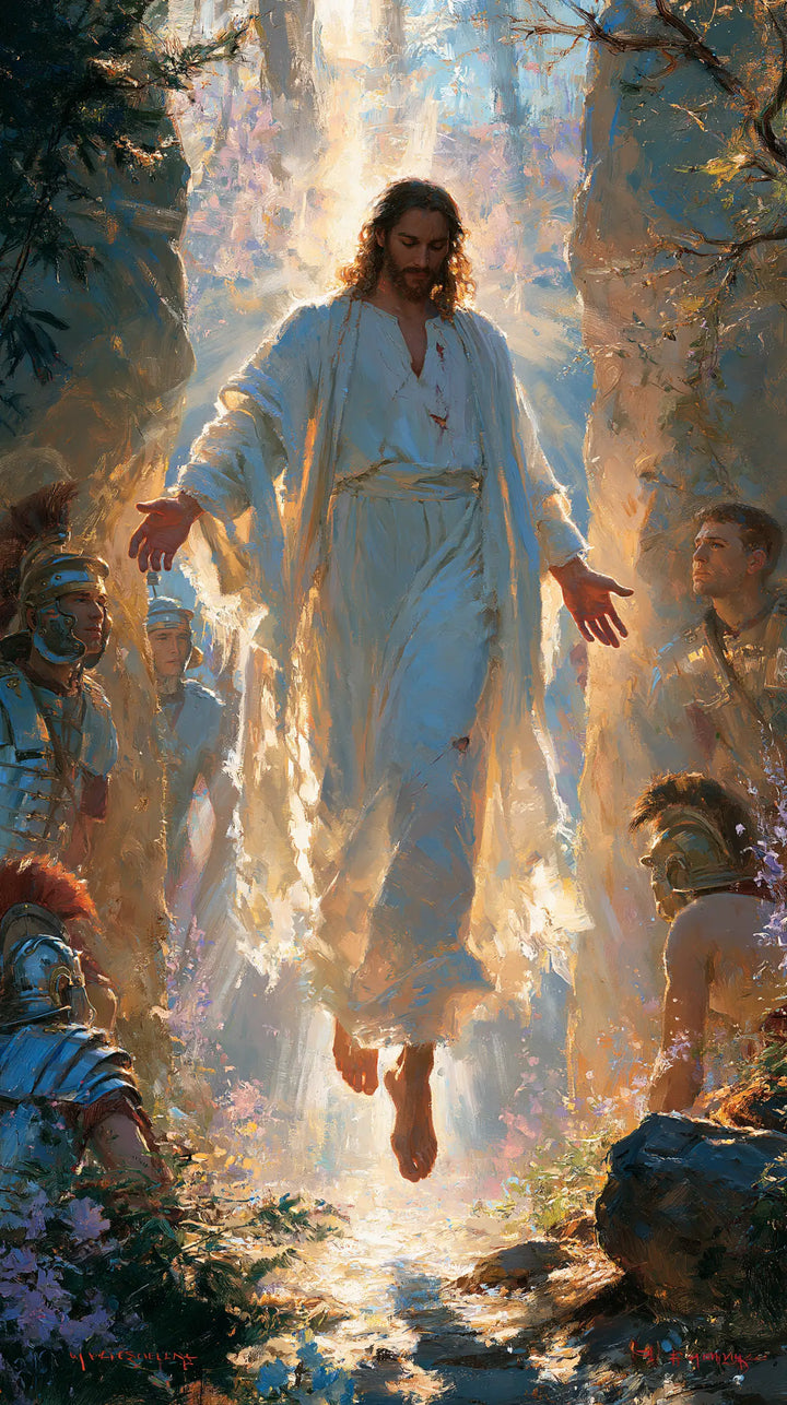 The Resurrection of Jesus Christ — The Gaze in the Pearly Opening