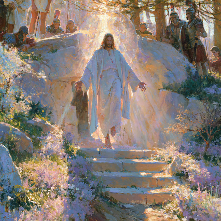 The Resurrection of Jesus Christ - Impressionist · Square n° 2