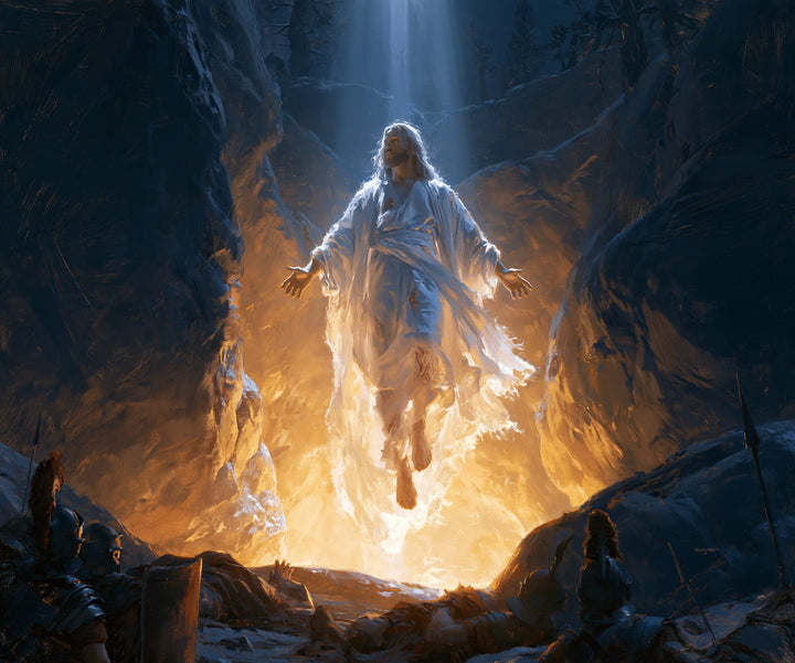 The Resurrection of Jesus Christ - Midnight-blue Chiaroscuro · Landscape n° 3