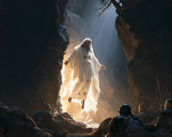 The Resurrection of Jesus Christ - Midnight-blue Chiaroscuro · Landscape n° 6