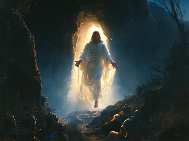 The Resurrection of Jesus Christ - Midnight-blue Chiaroscuro · Landscape n° 9