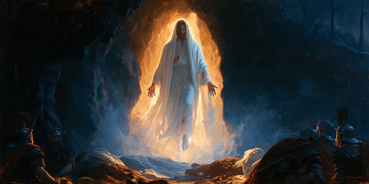 The Resurrection of Jesus Christ - Midnight-blue Chiaroscuro · Landscape n° 24