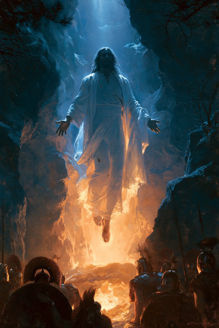 The Resurrection of Jesus Christ - Midnight-blue Chiaroscuro · Portrait n° 11