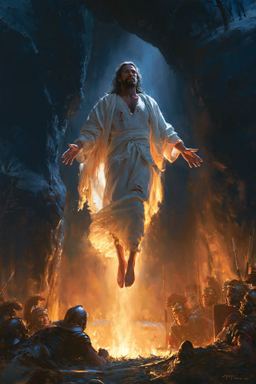 The Resurrection of Jesus Christ - Midnight-blue Chiaroscuro · Portrait n° 14