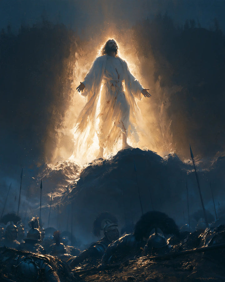 The Resurrection of Jesus Christ - Midnight-blue Chiaroscuro · Portrait n° 21