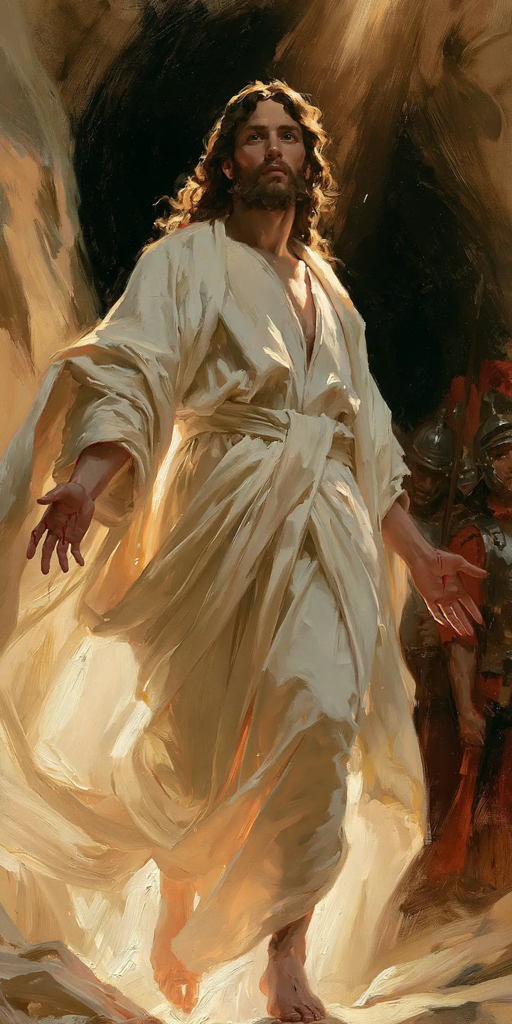 The Resurrection of Jesus Christ — Silence in the Swirling Folds