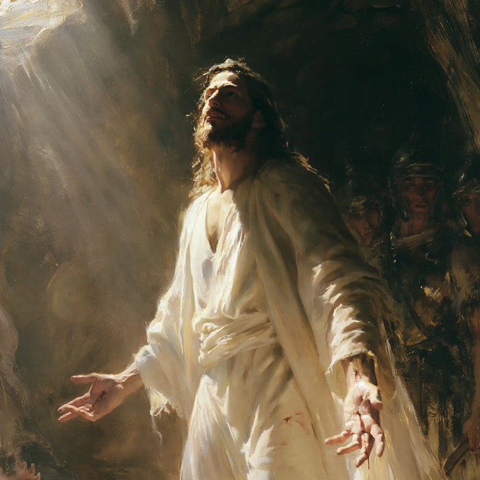 The Resurrection of Jesus Christ - Psychological Close-Up · Square n° 1