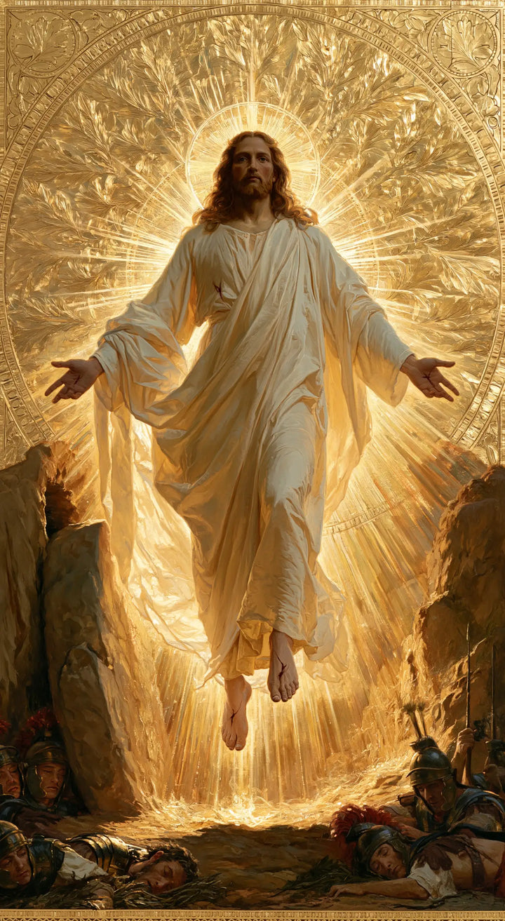 The Resurrection of Jesus Christ - Sacred Gold · Portrait n° 4
