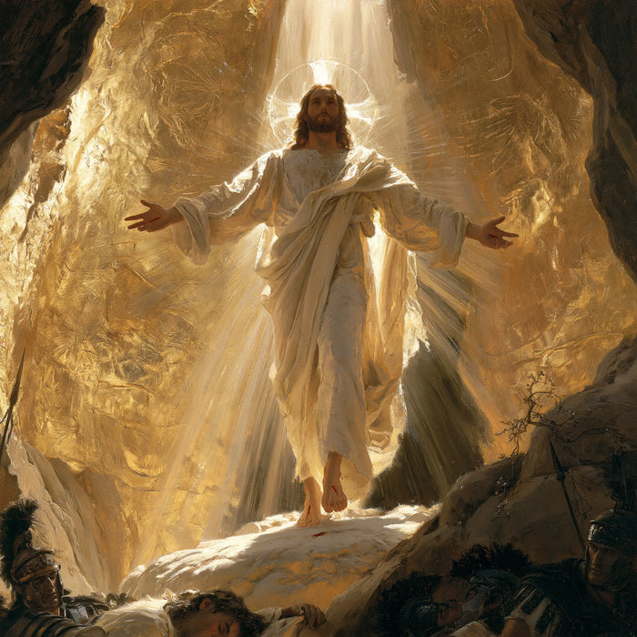 The Resurrection of Jesus Christ — The Ray upon the Crossed Mantle