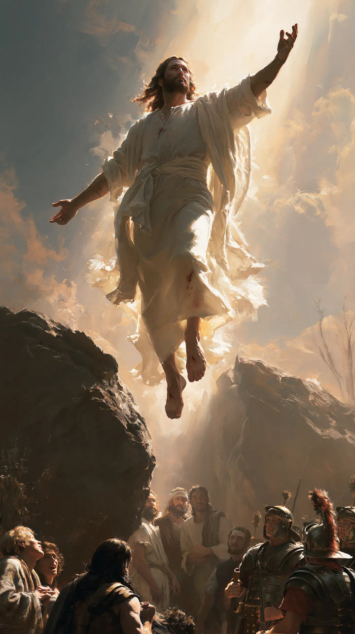 The Resurrection of Jesus Christ — The Raised Hand above the Faces