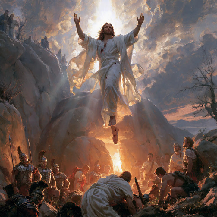 The Resurrection of Jesus Christ - Sacred Monumental View · Square n° 1