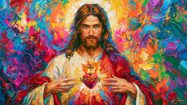 Sacred Heart of Jesus – Ultra-Vibrant Expressionism · Landscape no. 2
