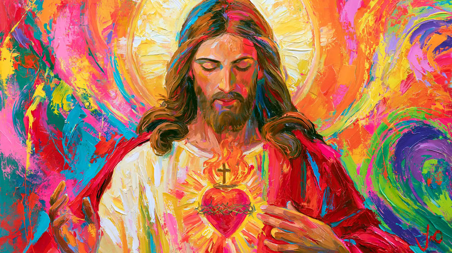 Sacred Heart of Jesus – Ultra-Vibrant Expressionism · Landscape no. 5