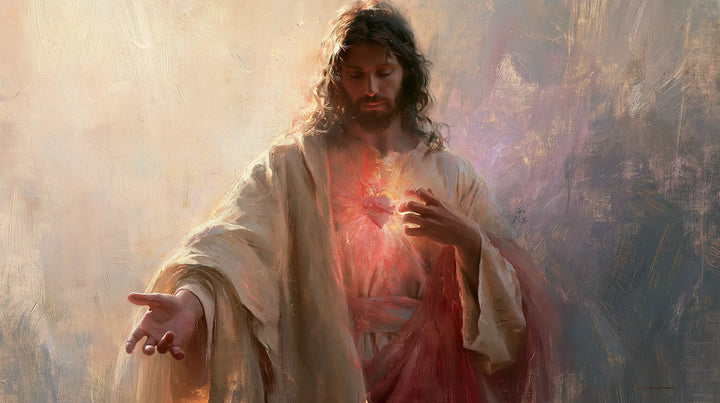 Sacred Heart of Jesus - Impressionist · Landscape n° 4