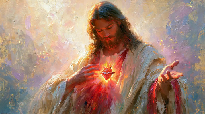 Sacred Heart of Jesus - Impressionist · Landscape n° 5
