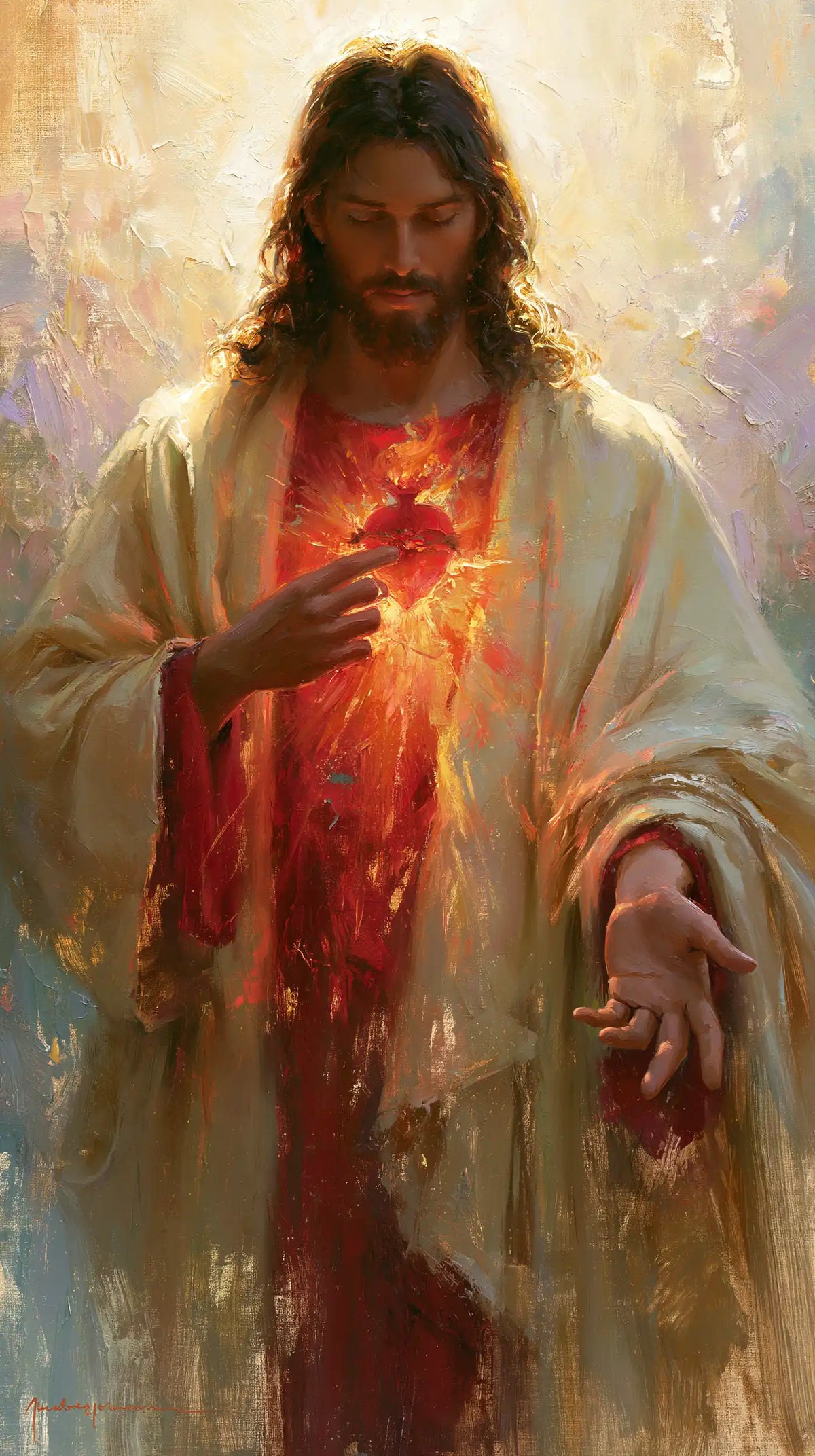 The Sacred Heart of Jesus — The Call at the Luminous Fingertips
