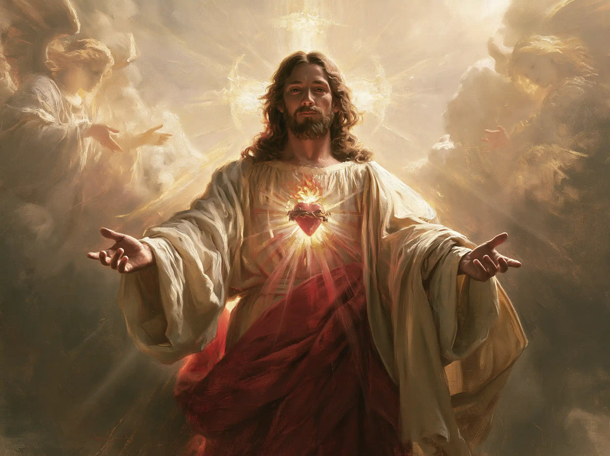 Sacred Heart of Jesus - Jesus as Divine Light · Landscape n° 3
