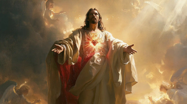 Sacred Heart of Jesus - Jesus as Divine Light · Landscape n° 11